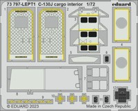 MW22 Eduard 73797 C-130J Cargo Interior 1/72 Pe Set For Zvezda