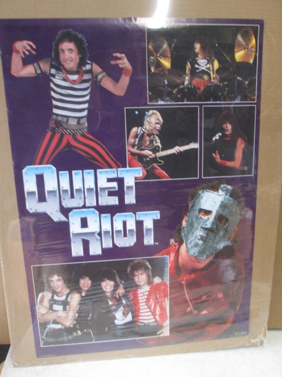 Vintage Rock and roll Quiet Riot 1984 poster 21699