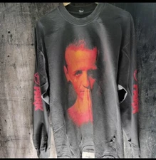 CUSTOM CHESTER LINKIN PARK LONG SLEEVE 4 SIDDED PRINT SHIRT LA APPAREL VTG FADE
