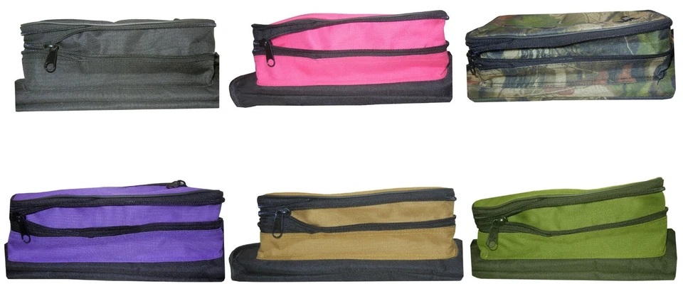 EXPANDABLE DOUBLE ZIPPER POCKET RECURVE/LONGBOW SHOULDER BACK ARROW QUIVER BAG - Image 4 of 4