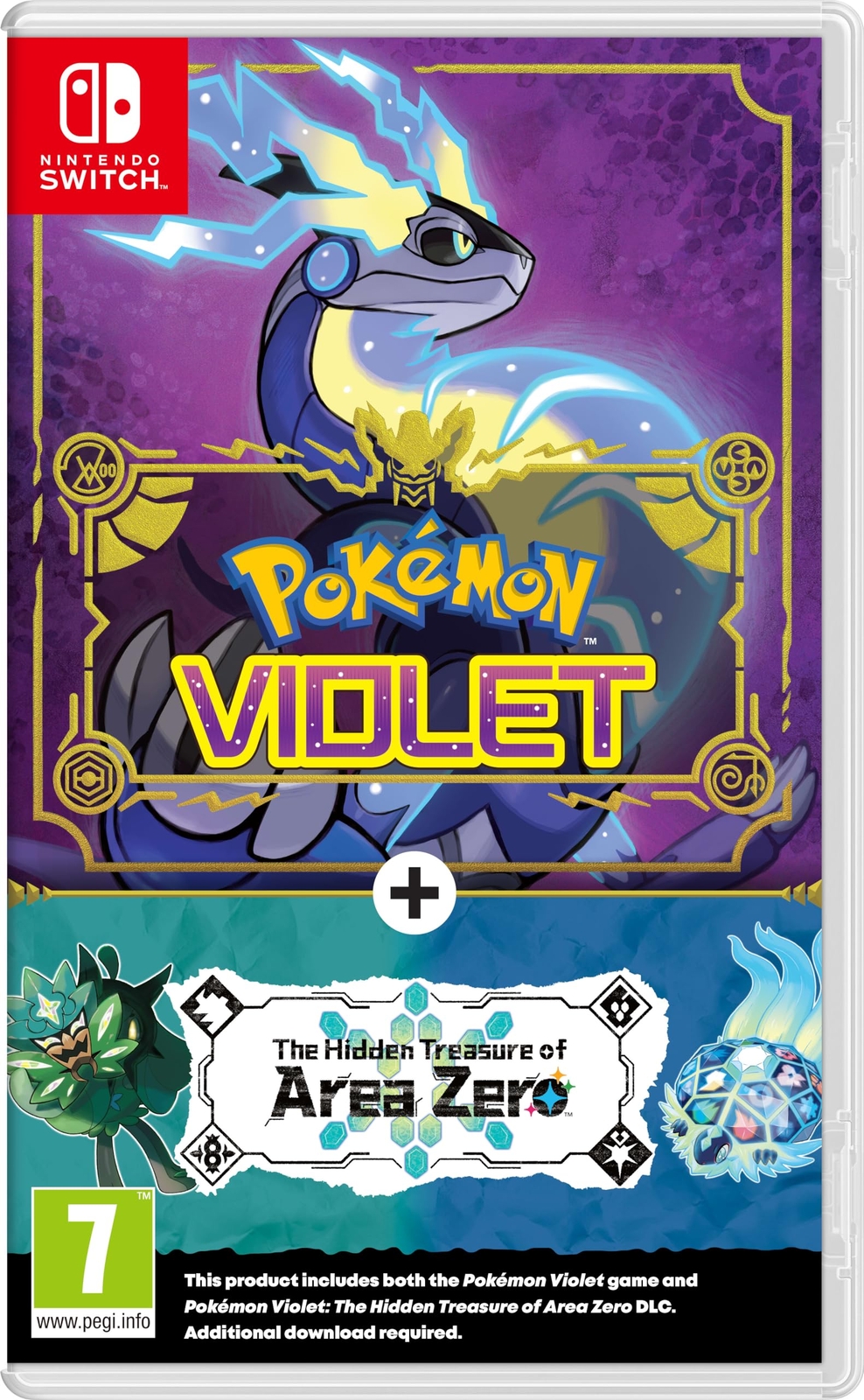 Pokemon Violet +The Hidden Treasue of Area Zero DLC (Nintendo Switch)