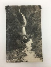 Wahkeena Falls RPPC Postcard Oregon Real Phot...