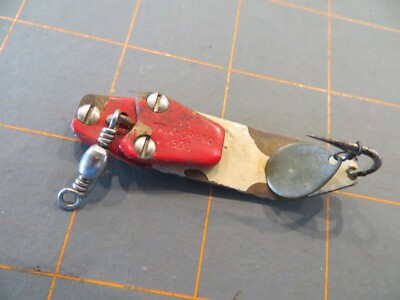 FISHING LURE SOUTH BEND NO. 595 TRIX-ORENO AND A 2¼ WEEDLESS BONUS