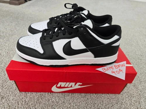Nike Dunk Low Retro White Black Panda  MEN 10 JAPAN EDITION