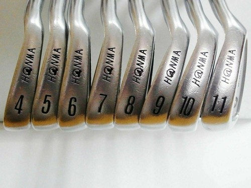 2-STAR HONMA LB-606 H&F 8PC R-FLEX IRONS SET GOLF CLUBS 6287 BERES - Picture 3 of 4