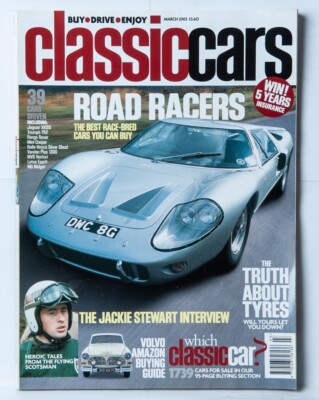 Classic Cars Magazine, 54 copies, 1980s & 90s collectable car magazines