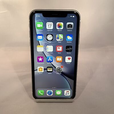 Apple iPhone XR 64GB White Unlocked Fair Condition 190198776426 | eBay