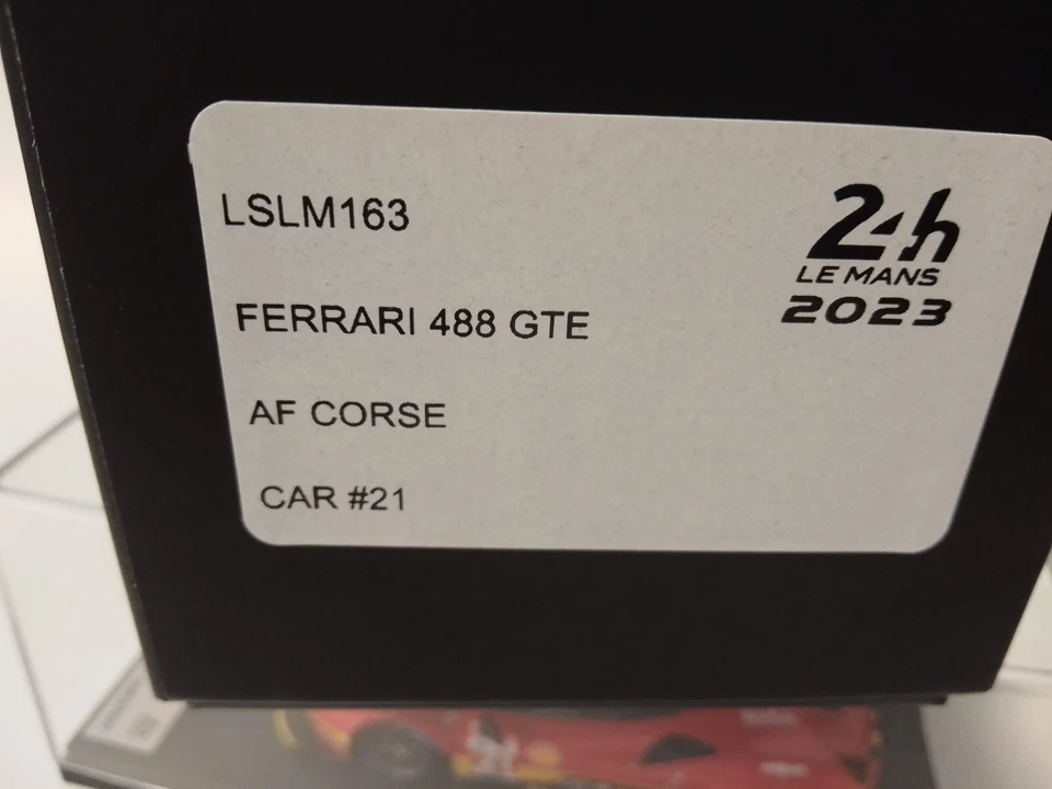 Looksmart Ferrari 488 GTE #21 AF CORSE - 24H Le Mans 2023 1/43 LSLM163 - Image 4 of 4