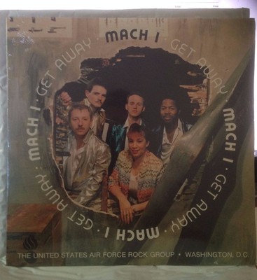 MACH 1 GET AWAY LP SEALED FUNK ROCK US AIR FORCE ROCK GROUP