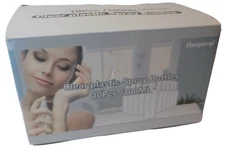 10 100ml Transparent Plastic Perfume Atomizer Spray Bottles decorative stickers