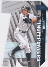 ICHIRO SUZUKI Die-Cut TOPPS PLATINUM PLAYERS Baseball Card SEATTLE MARINERS!
