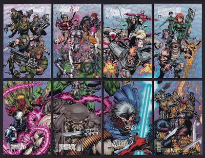 Wildstorm Connecter Portacio Variant Set Image 1994 Gen 13 Stormwatch Wildcats