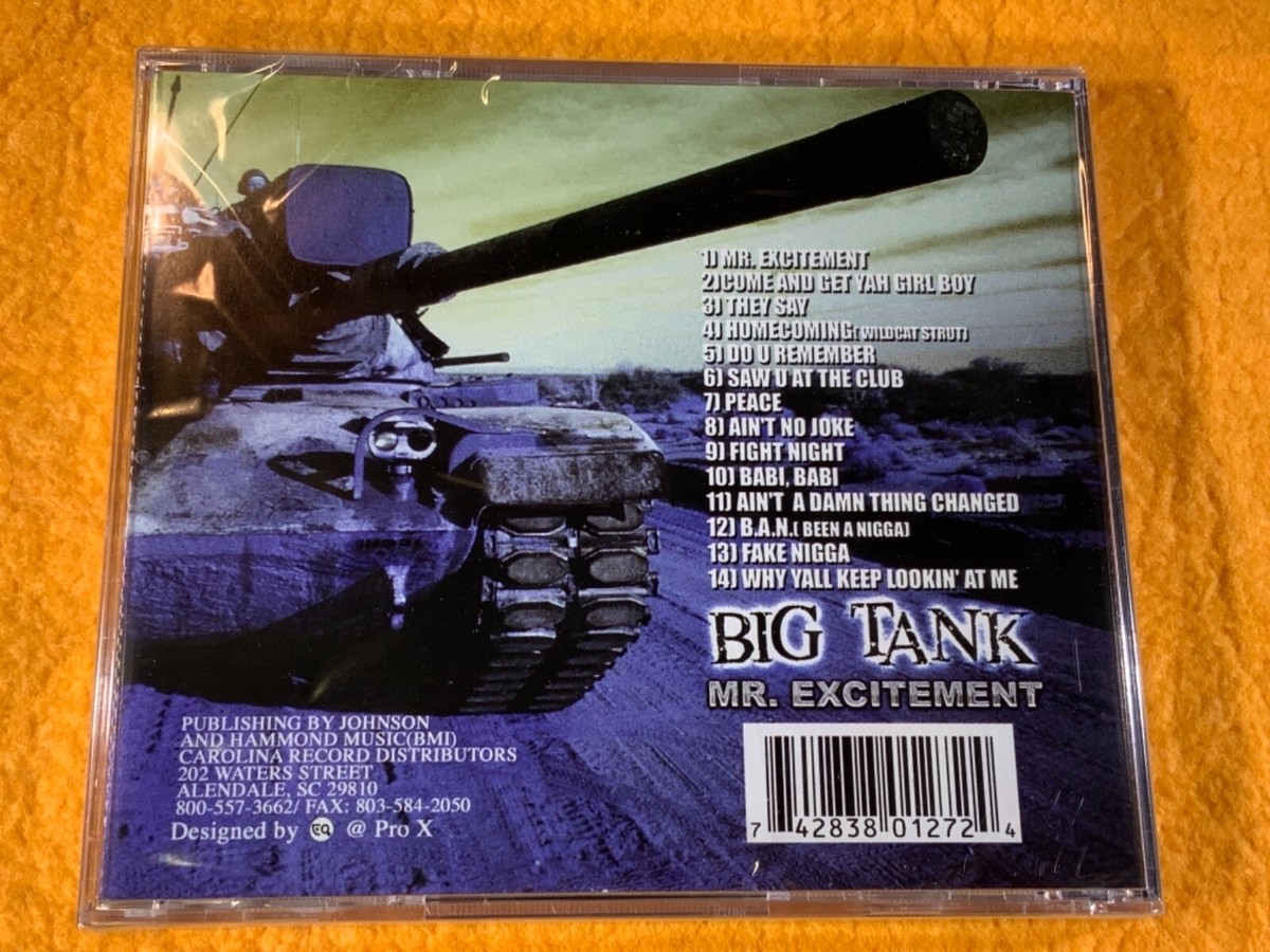 P5-29 BIG TANK Mr. Excitement .. SEALED - PARENTAL ADVISORY - CD