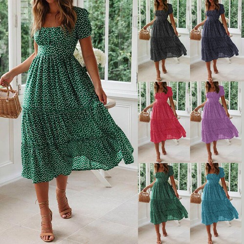 midi boho dresses uk