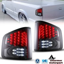 LED Tail Lights for 94-04 Chevy S10/GMC Sonoma Isuzu Black Smoke Brake Rear Lamp