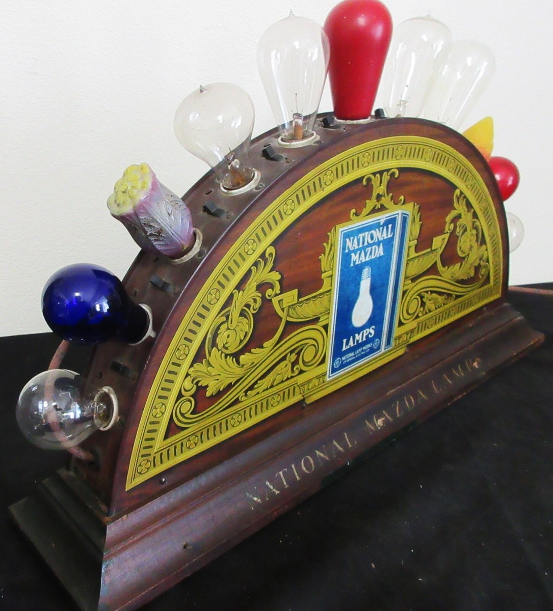 EDISON MAZDA 1920 キャビネット　ビンテージ　LAMPS GE EDISON MAZDA 1920 キャビネット ビンテージ LAMPS GE C. 1920's