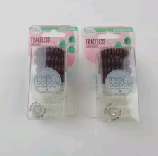 Invisibobble Original Traceless Hair Rings Clear Brown Two 8 Packs