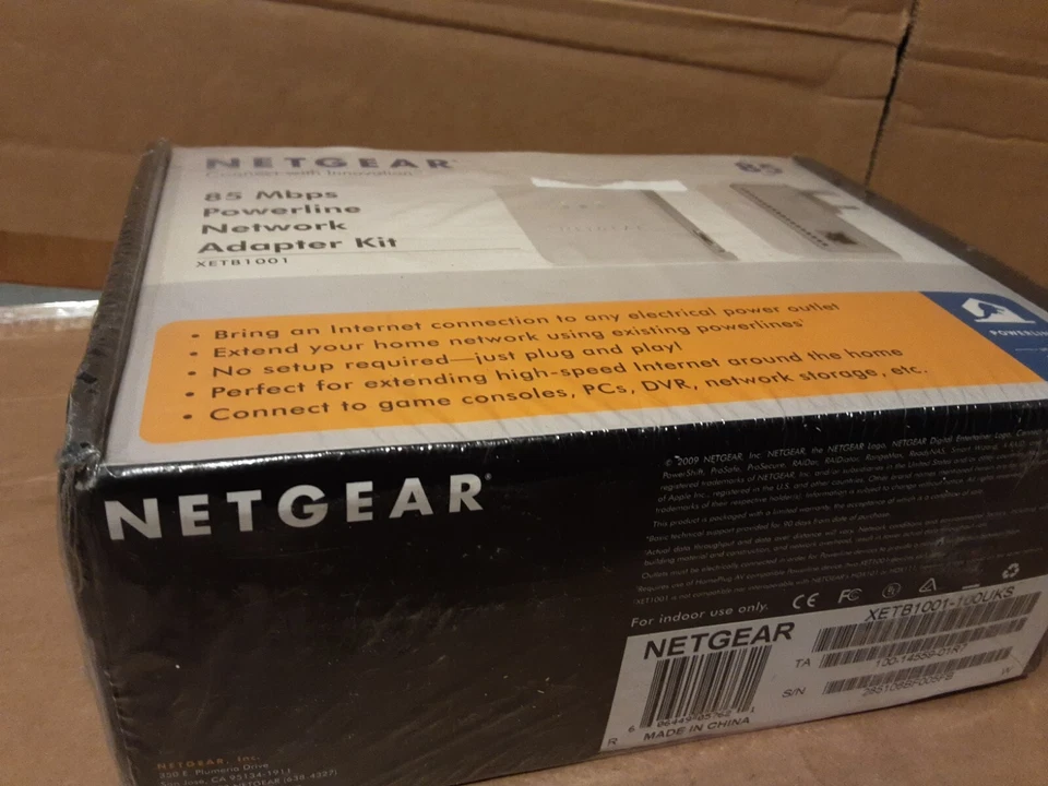 NETGEAR 85Mbps Powerline Network ADAPTER KIT XEB1001. REF:CD_18 - Image 4 of 4