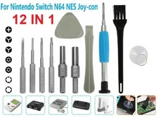 For Nintendo Switch N64 NES Screwdriver Security Repair Tool Kit 