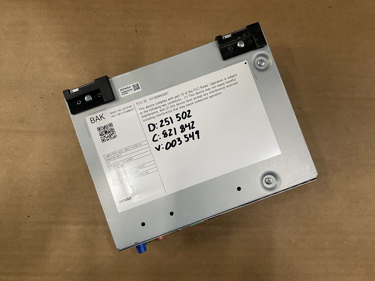 2022-2023 ACURA RDX DASH RADIO PLAYER RECEIVER HEAD UNIT OEM