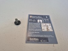 Axis and Allies D-Day Set British Inspiring Hero 13/45 w/ Card