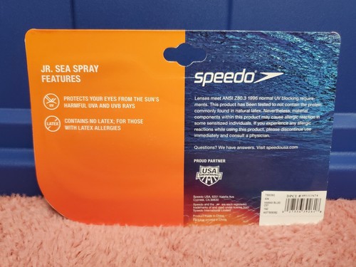 Speedo Jr Sea Spray Schwimmbrille Junior Größe Alter 6-14 Schwimmbrille Neu mit Etikett  - Bild 4 von 4