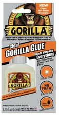 Gorilla Clear Glue, 1.75 ounce Bottle, Clear (Pack of 1) - 4500104