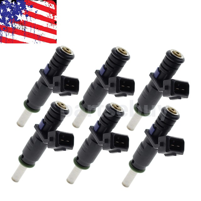 6pcs New Fuel Injectors 7531634 For BMW 128i 328i X3 X5 Z4 525i 530i 3