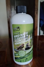 16oz Bird Bath Cleaner, Cleans 80 Gallons of Water, Ideal Fountain Cleaner Safe