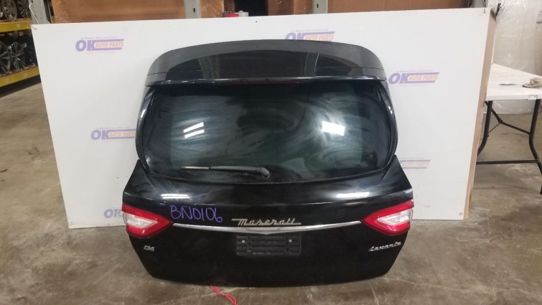 19 2019 MASERATI LEVANTE OEM TRUNK HATCH LIFTGATE ASSEMBLY BLACK