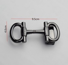 Ferragamo Classics Men's Black Belt Buckle, For 1.38"/Wide Leather Belts