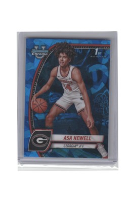 2024-25 Bowman University Chrome #8 Asa Newell Sapphire Edition  B6R4C129