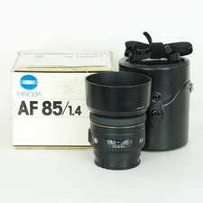 Good Condition MINOLTA AF 85mm F1.4 Sony A Mount