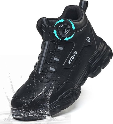 Stahlkappe Stiefel Herren Damen Wasserdicht Arbeitsstiefel Leicht Sicherheit