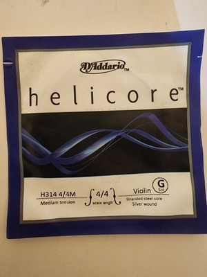 D' Addario Helicore 4/4 Violin G String, Medium