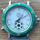 Seiko Soccer Sports Watch 40mm Vintage Timer Chrono 8M32-8019 FOR PARTS/REPAIR