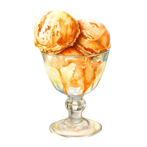 Ice Cream Self Adhesive Vinyl Sticker