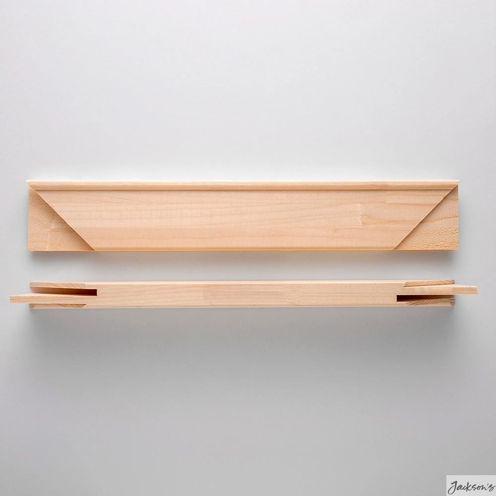 Jackson's Museum Stretcher Bar Pair PEFC Pine 50cm 25x65mm Canvas Frame