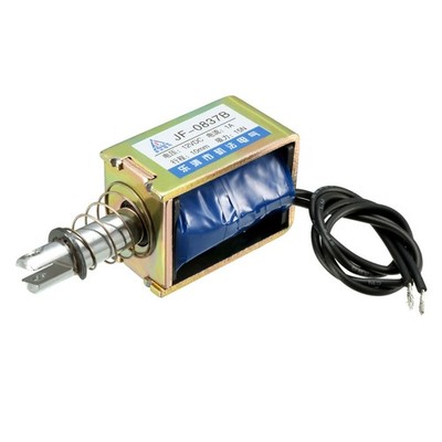 DC 12V 1A 12W 15N 10mm Pull Push Type Linear Motion Solenoid Electromagnet