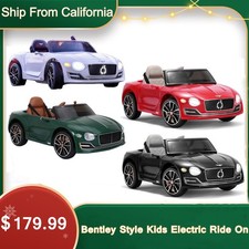 LICENSED Bentley Style Kids Electric Cars With Remote Control, Ride on Car Toys