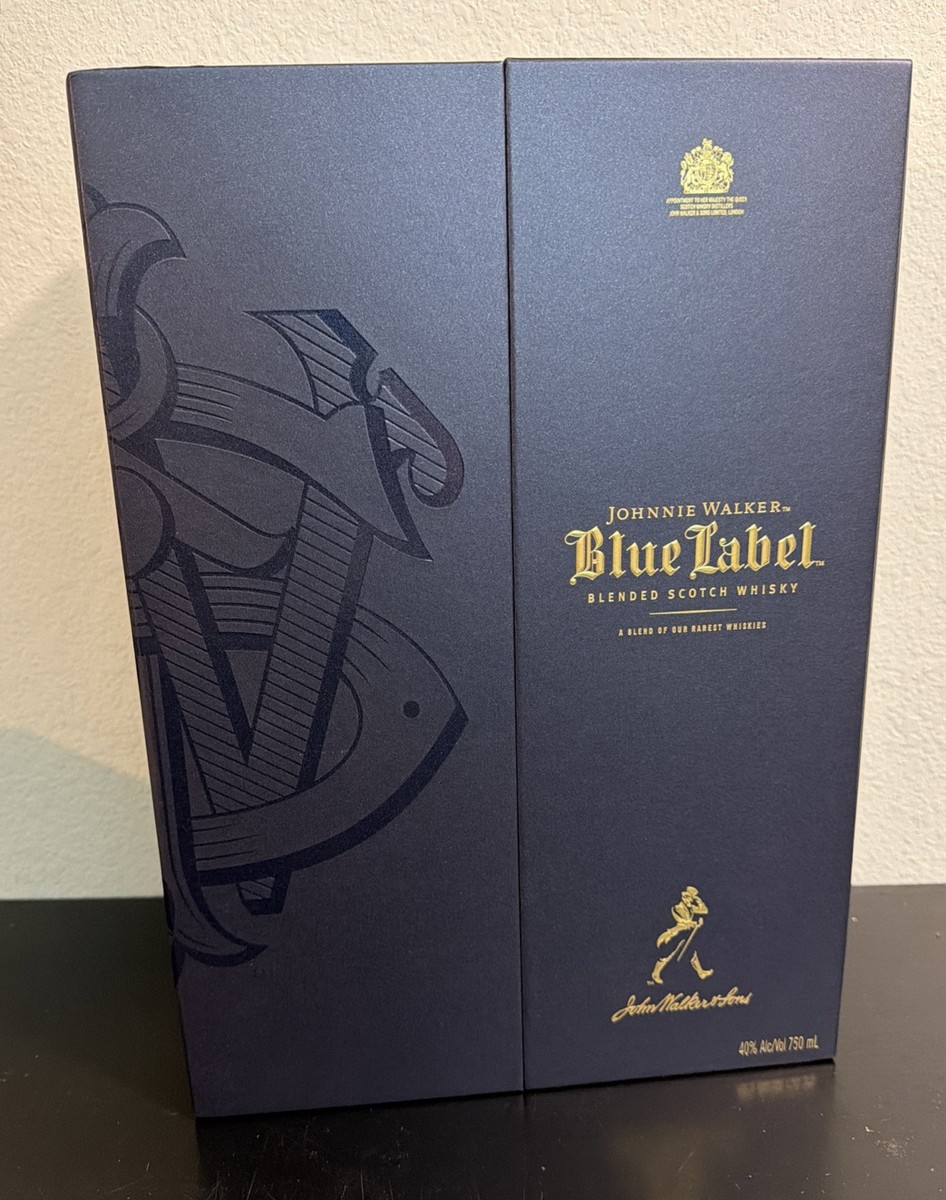 Johnnie Walker Blue Label Blended Scotch Whisky 750ml Bottle