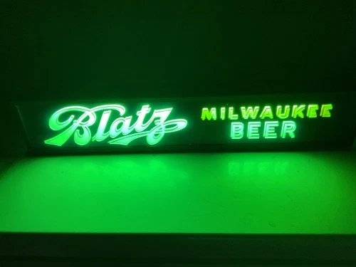VINTAGE BLATZ BEER SIGN 1940s 🍺🍺
