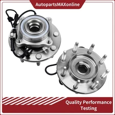 Front Wheel Bearings Hubs Fit 4WD Chevrolet Silverado GMC Sierra 2500 HD 8 Lugs