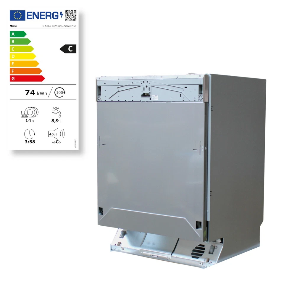 Miele G 5265 SCVi Active Plus Einbau Großraum Geschirrspüler XXL Edelstahl