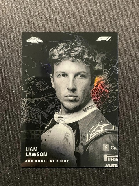2026 Topps Chrome F1 Liam Lawson Abu Dhabi At Night #ABU-11 Case Hit SSP JY26