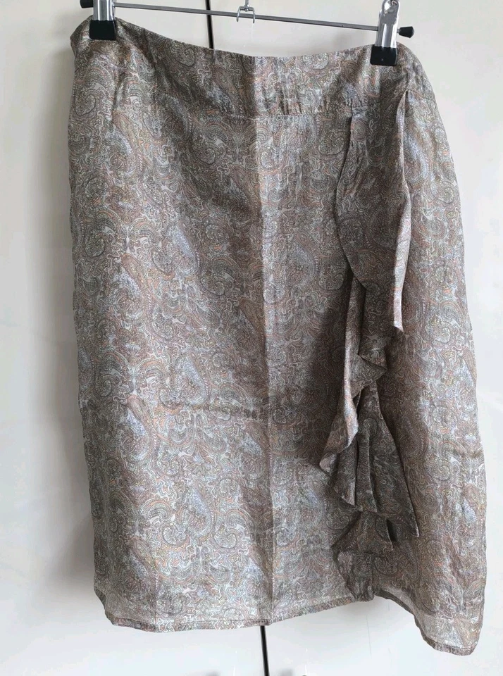 Hermosa falda de seda vintage s'Oliver selección, talla 10  Foto 2 de 4