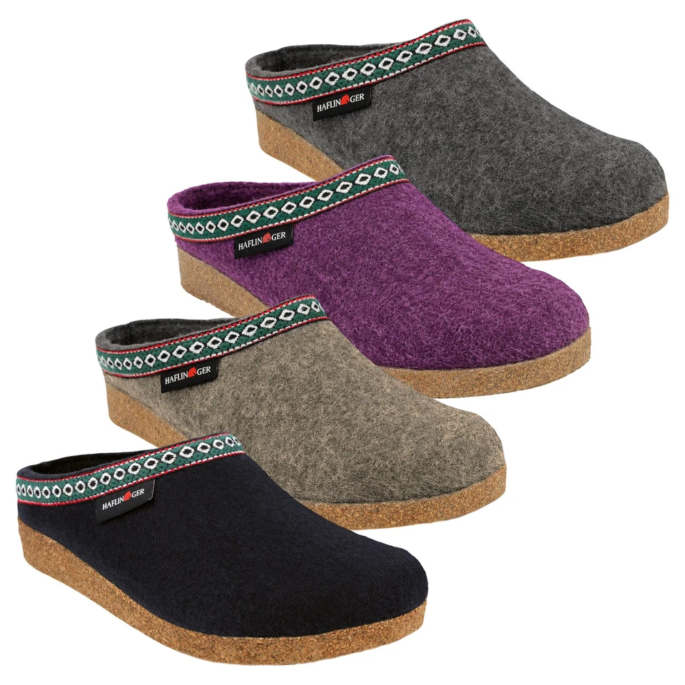 Haflinger Damen Pantoffeln Hausschuhe Pantoletten Grizzly Franzl - Bild 1 von 1