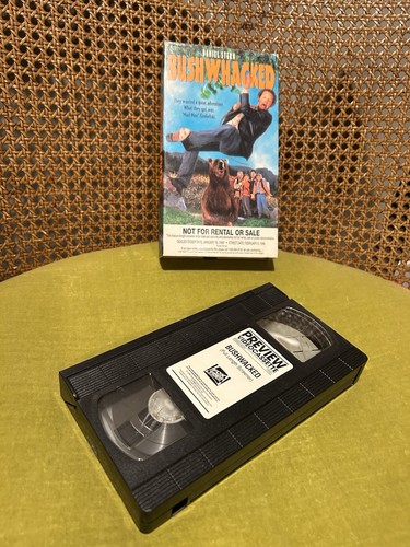 Bushwhacked Screener Demo Tape VHS Daniel Stern 90s Comedy HTF - USED