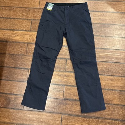 NEW Orvis Men s 32x32 Fleece Lined Pants Stretch  Water Resist Cargo Black
