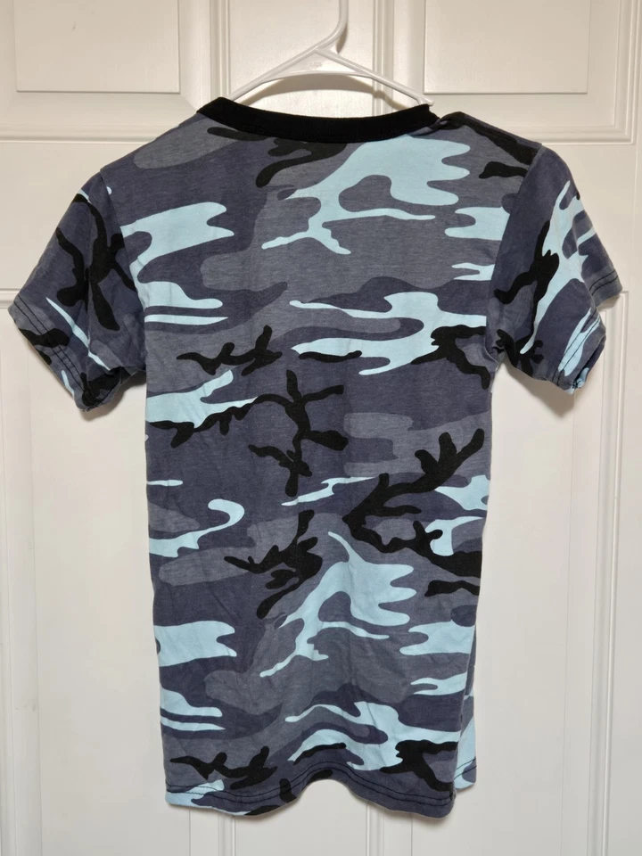 Camisa Camuflada Rothco Niños Talla Grande Negra Gris Blanca Foto 3 de 3